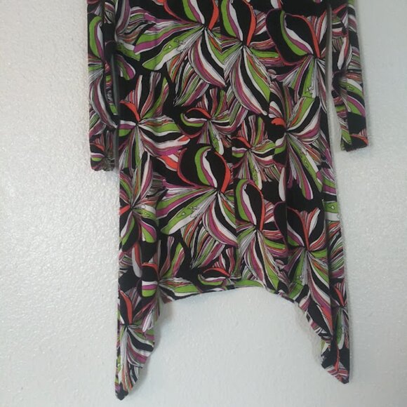 Westbound women's size S multicolored hi-low tunic blouse - Picture 6 of 13